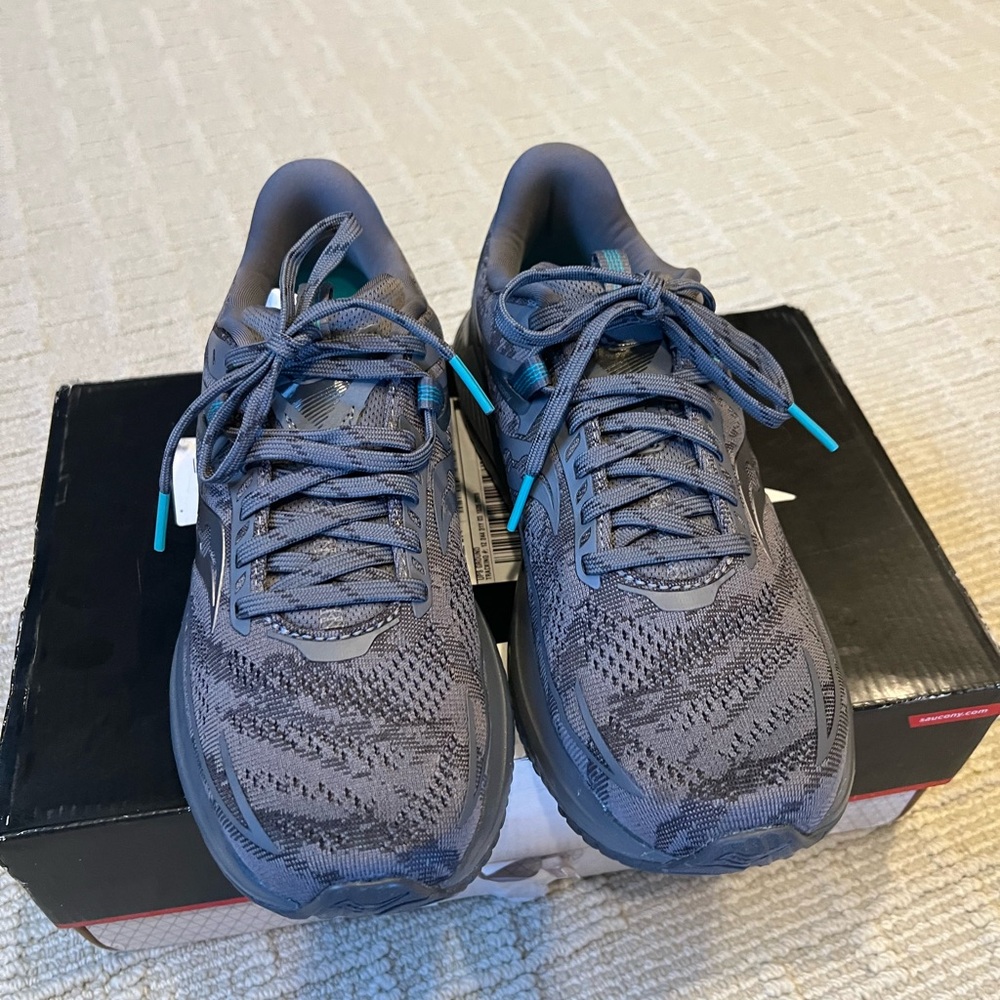 Saucony Omni 21 Running Shoes - Charcoal Gray - Picture 3 of 7